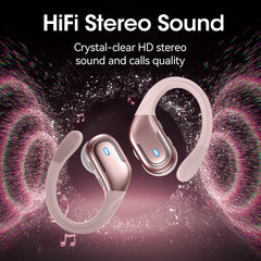 VEAT00L Wireless Earbud, 80Hrs Bluetooth 5.3 Headphones IP7 Waterproof for Sport, Running Wireless Earphones with ENC Noise Cancelling Mics, Deep Bass Over Ear bud with Earhooks for Android, iOS