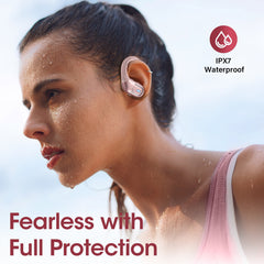 VEAT00L Wireless Earbud, 80Hrs Bluetooth 5.3 Headphones IP7 Waterproof for Sport, Running Wireless Earphones with ENC Noise Cancelling Mics, Deep Bass Over Ear bud with Earhooks for Android, iOS