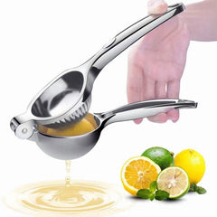 Stainless steel lemon juicer - manual juicer,lemon squeezer, easy to use - manual citrus juicer, easy to clean, kitchen bar tool