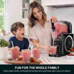 ASTRALSHIP 7-in-1 Slushie Machine & Soft Serve Ice Cream Maker for Home, 85oz Commercial-Grade Compressor Slushy Machine, No Ice Needed, Auto-Clean, Perfect for Margaritas, Milkshakes & Frappes